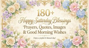 Happy Saturday Blessings