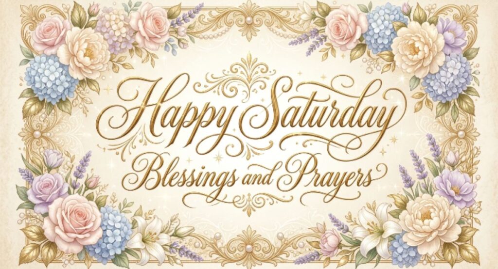 Happy Saturday Blessings and Prayers