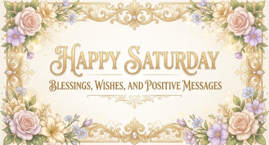 Happy Saturday Blessings, Wishes, and Positive Messages