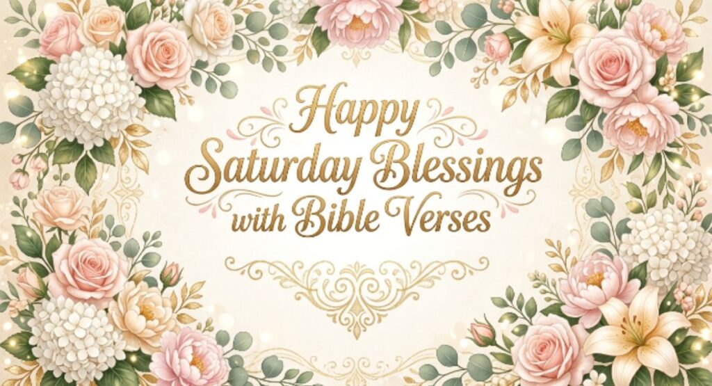 Happy Saturday Blessings with Bible Verses