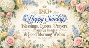 Happy Sunday Blessings