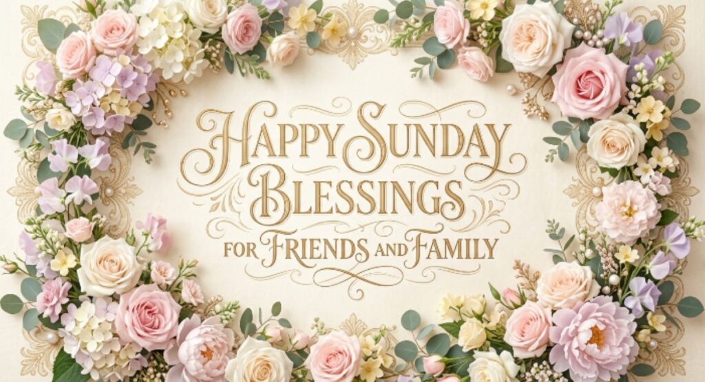 Happy Sunday Blessings for Friends and Family