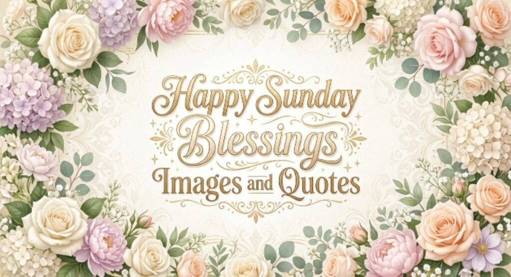 Happy Sunday Blessings Images and Quotes