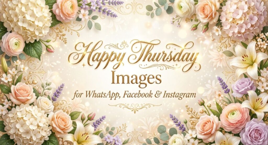 Happy Thursday Images for WhatsApp, Facebook & Instagram