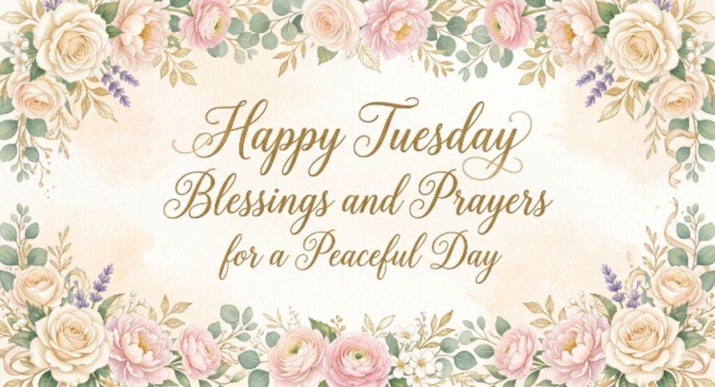 Happy Tuesday Blessings and Prayers for a Peaceful Day