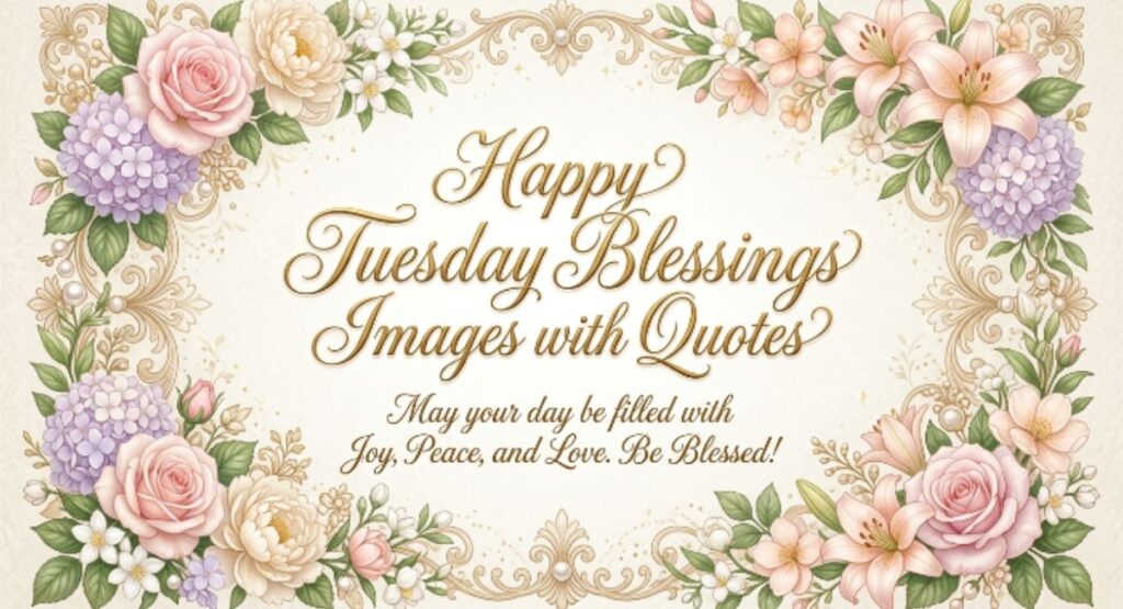Happy Tuesday Blessings Images with Quotes