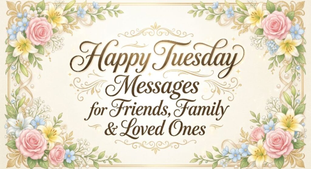 Happy Tuesday Messages for Friends, Family & Loved Ones