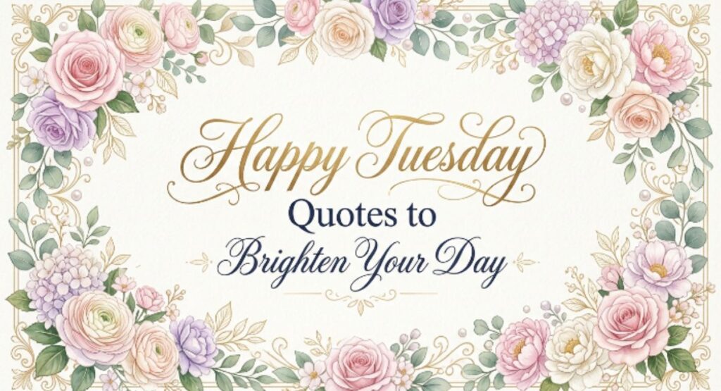 Happy Tuesday Quotes to Brighten Your Day