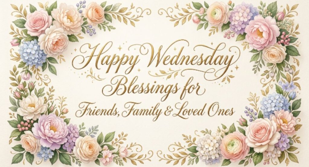 Happy Wednesday Blessings for Friends, Family & Loved Ones