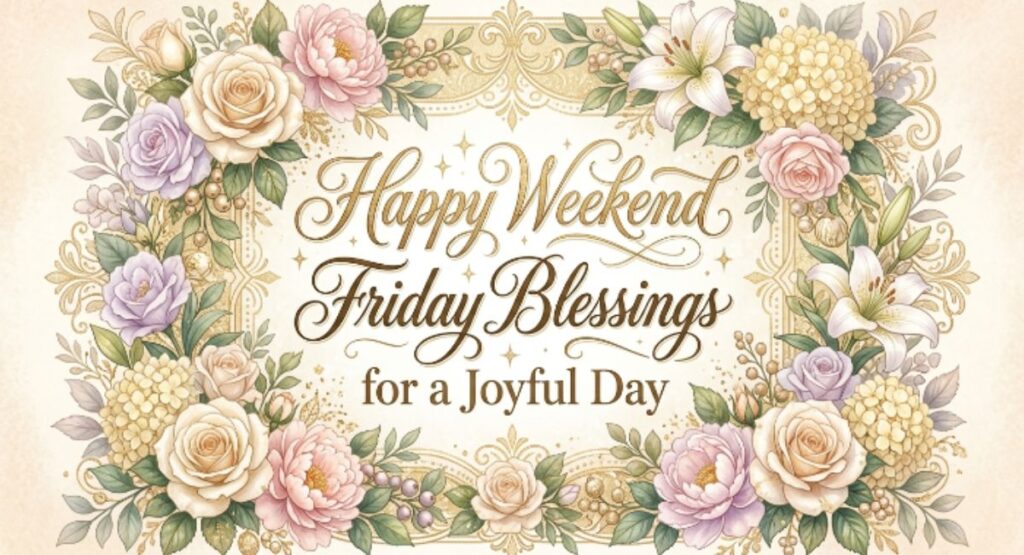 Happy Weekend Friday Blessings for a Joyful Day