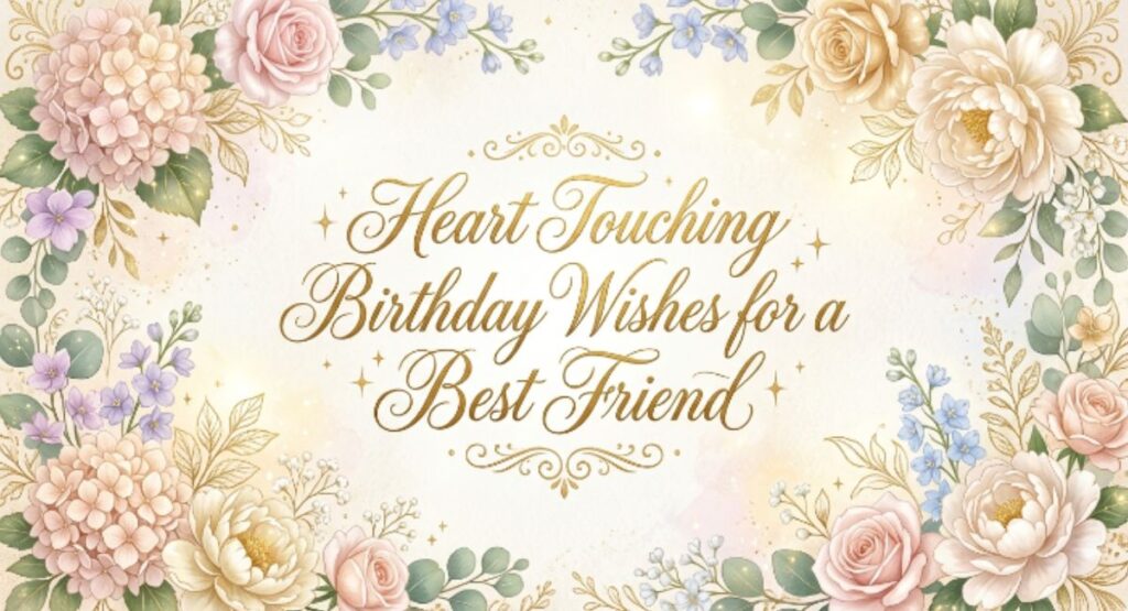 Heart Touching Birthday Wishes for a Best Friend