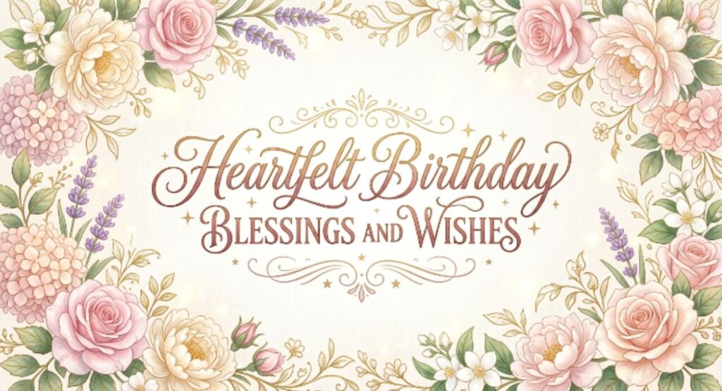 Heartfelt Birthday Blessings and Wishes