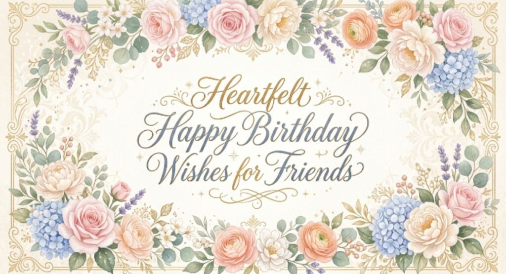 Heartfelt Happy Birthday Wishes for Friends