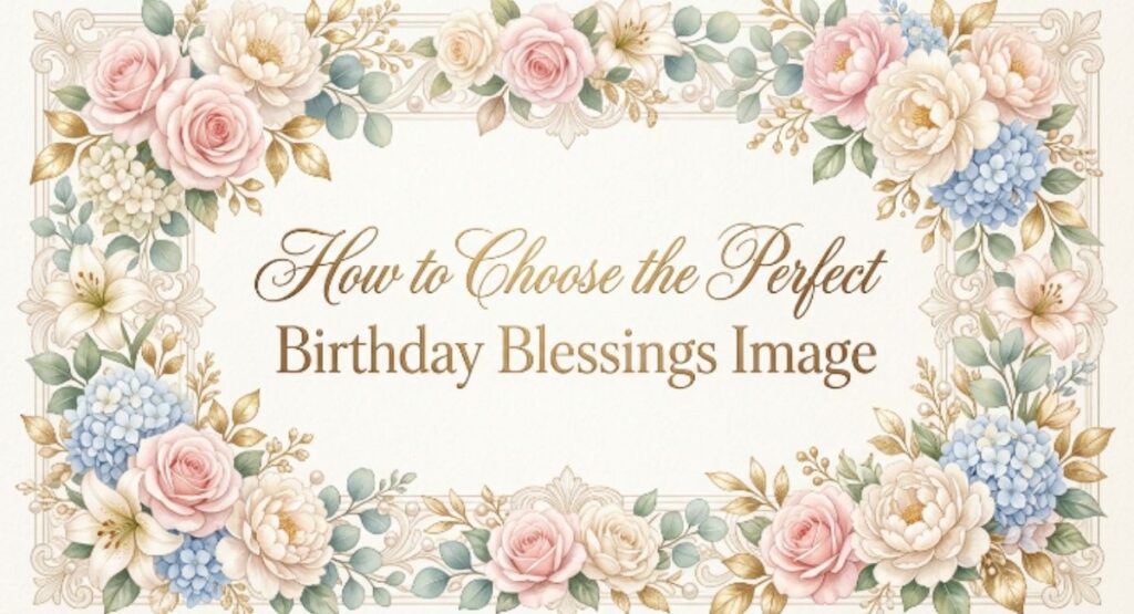 How to Choose the Perfect Birthday Blessings Image