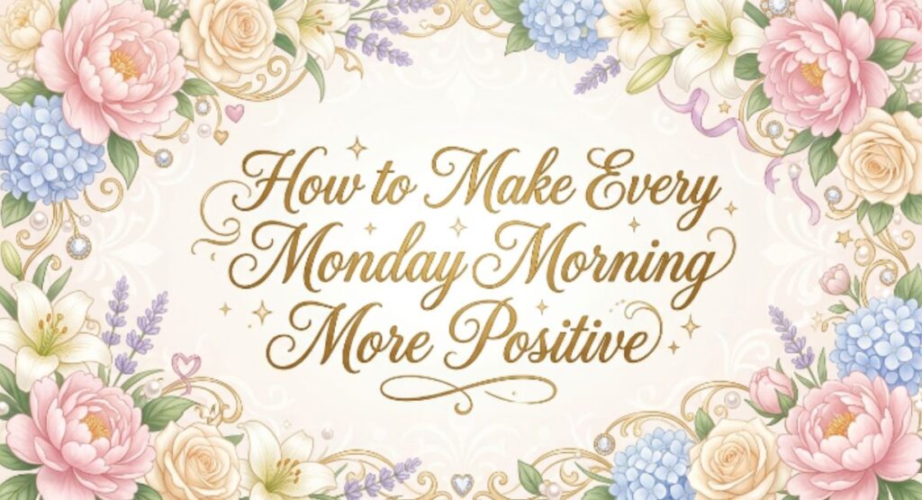How to Make Every Monday Morning More Positive