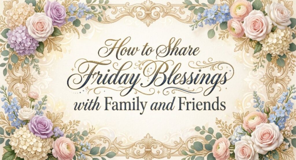 How to Share Friday Blessings with Family and Friends