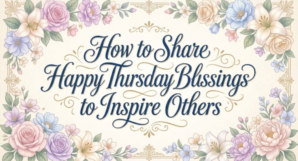 How to Share Happy Thursday Blessings to Inspire Others