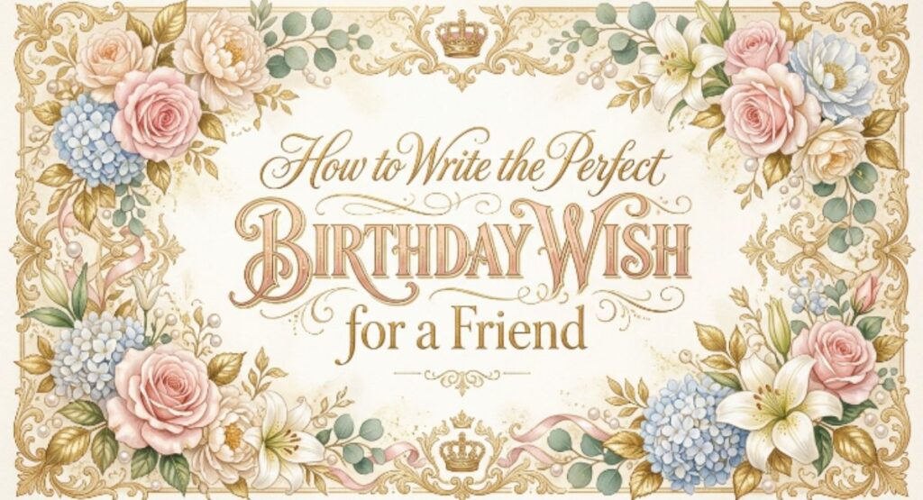 How to Write the Perfect Birthday Wish for a Friend