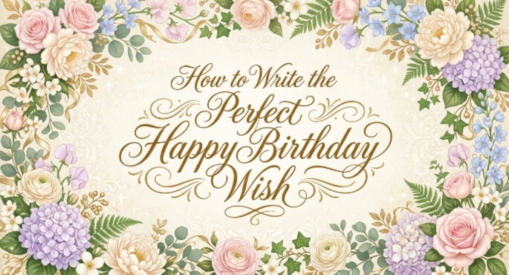 How to Write the Perfect Happy Birthday Wish
