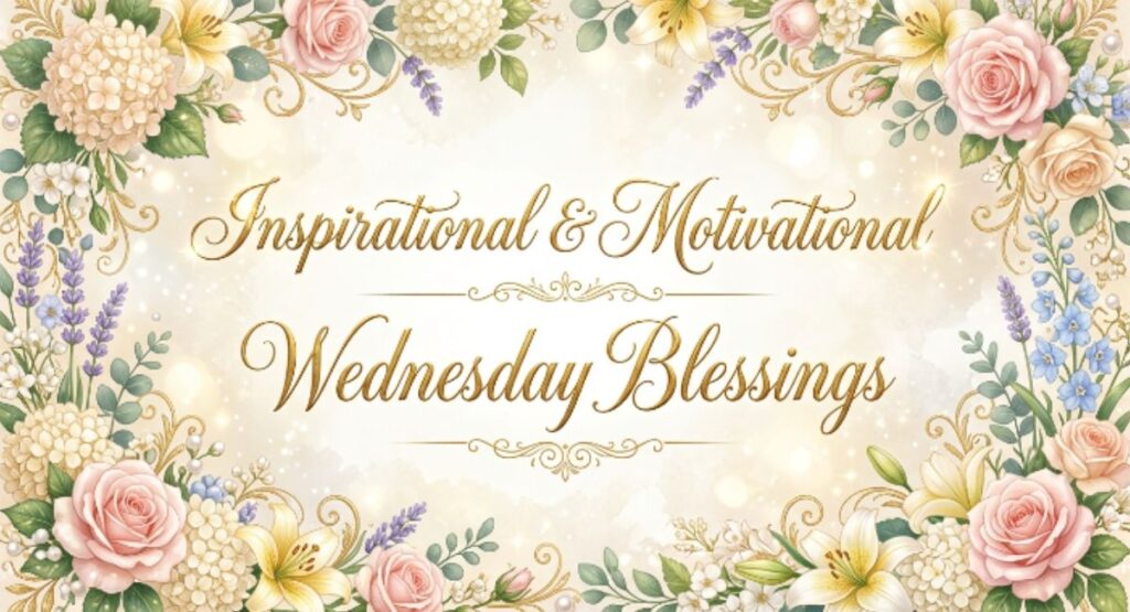 Inspirational & Motivational Wednesday Blessings