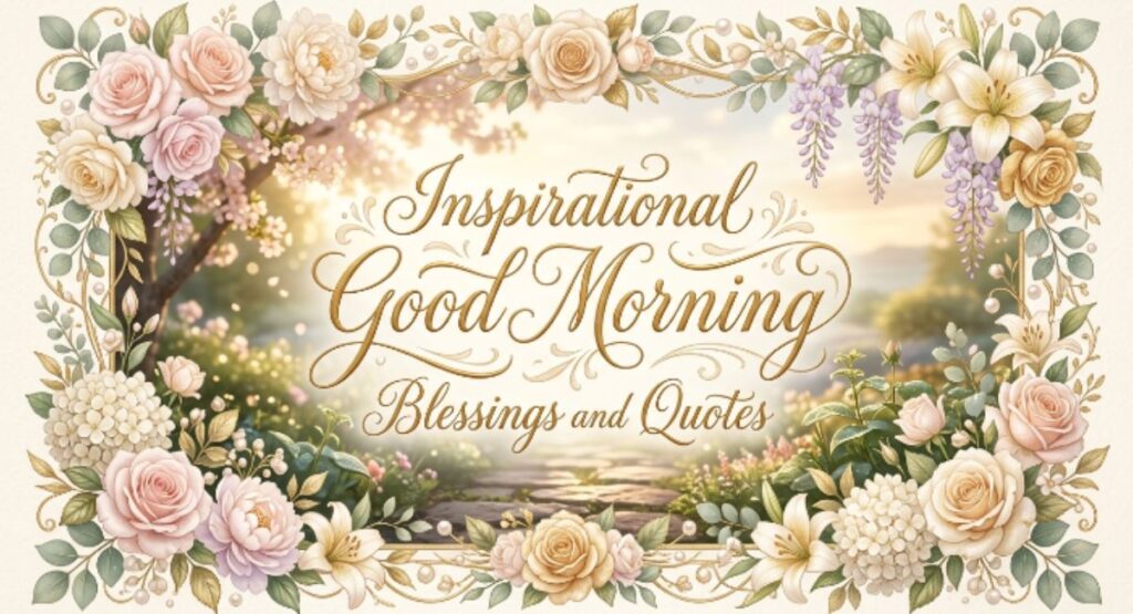 Inspirational Good Morning Blessings and Quotes