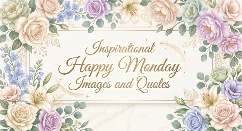 Inspirational Happy Monday Images and Quotes