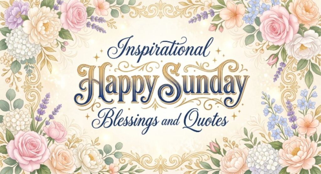 Inspirational Happy Sunday Blessings and Quotes