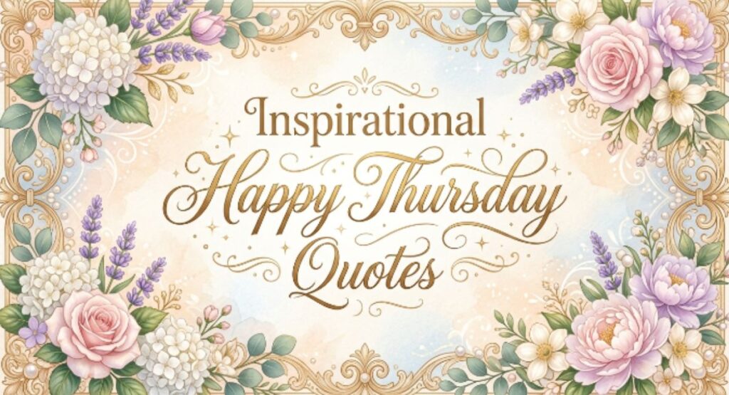 Inspirational Happy Thursday Quotes