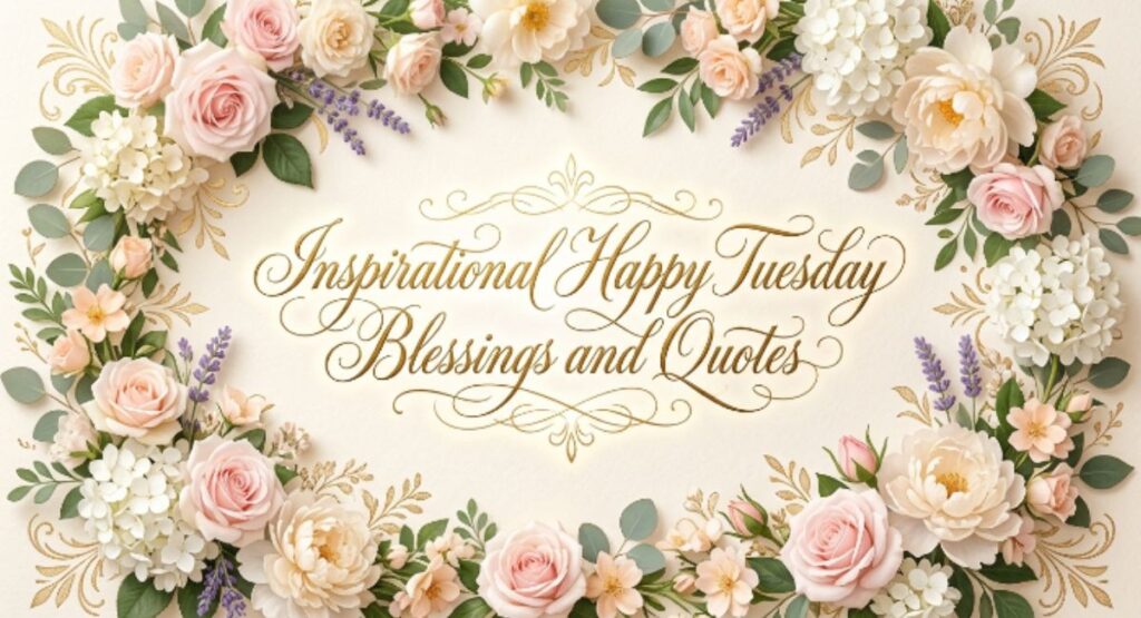 Inspirational Happy Tuesday Blessings and Quotes