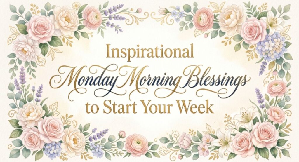 Inspirational Monday Morning Blessings to Start Your Week