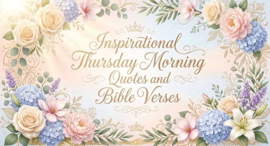 Inspirational Thursday Morning Quotes and Bible Verses