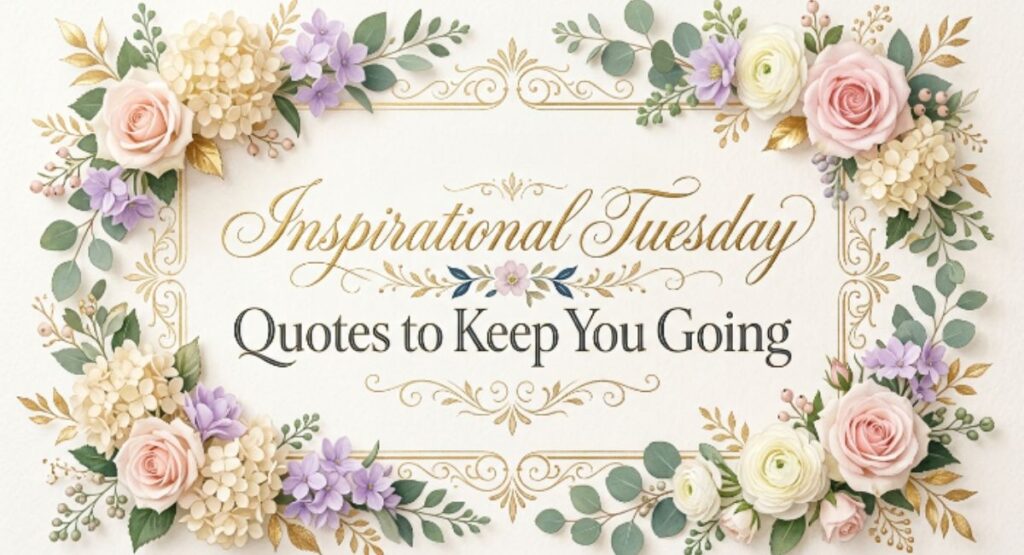 Inspirational Tuesday Quotes to Keep You Going