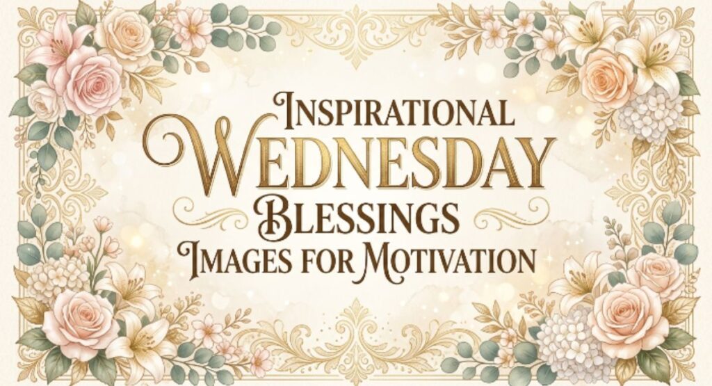 Inspirational Wednesday Blessings Images for Motivation