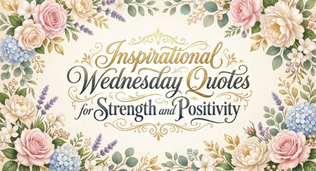 Inspirational Wednesday Quotes for Strength and Positivity
