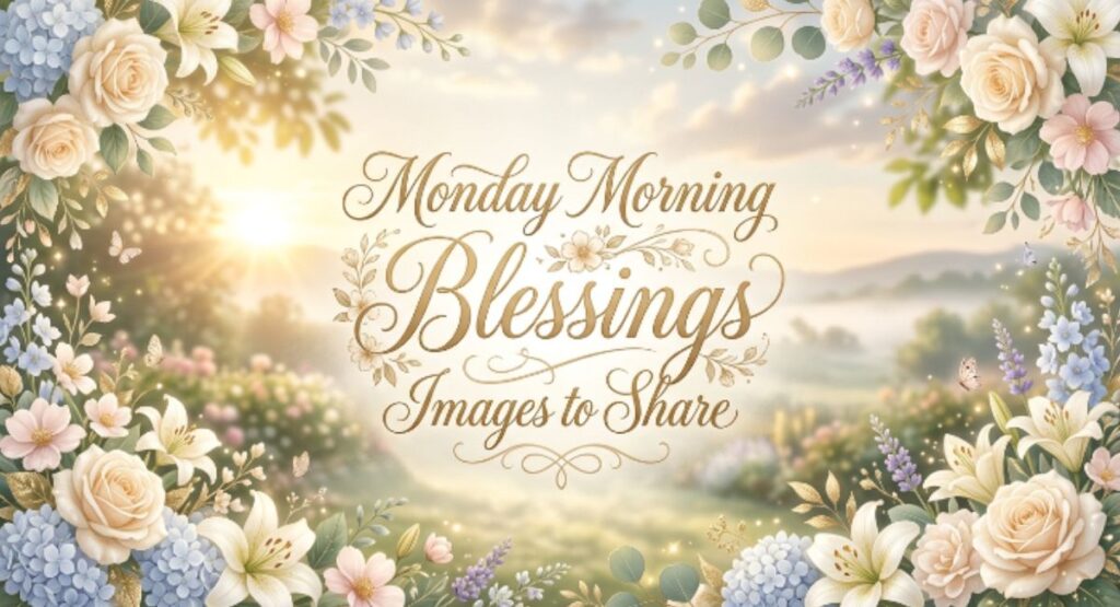 Monday Morning Blessings Images to Share