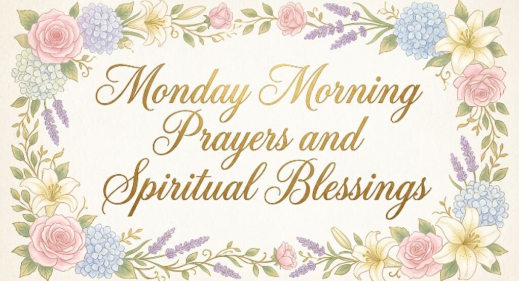 Monday Morning Prayers and Spiritual Blessings