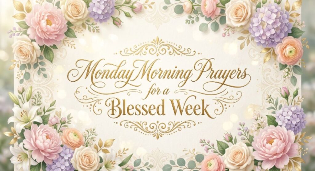 Monday Morning Prayers for a Blessed Week