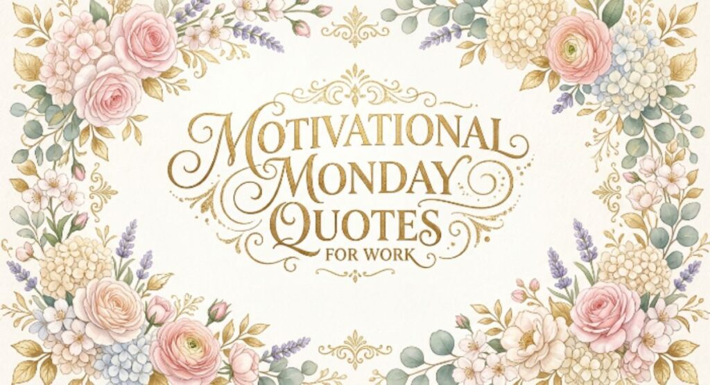 Motivational Monday Quotes for Work