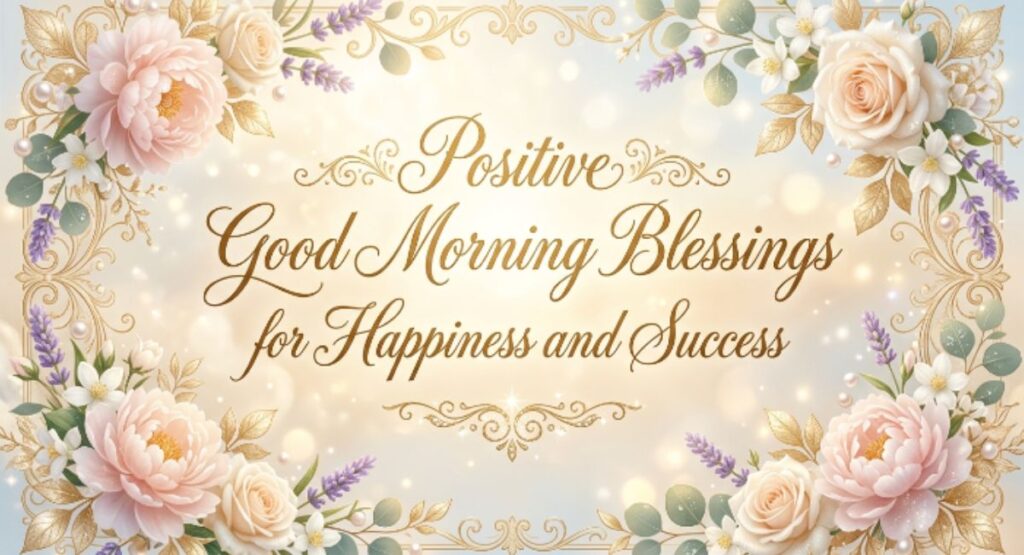 Positive Good Morning Blessings for Happiness and Success