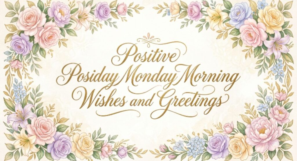 Positive Monday Morning Wishes and Greetings