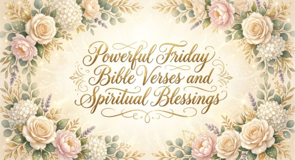 Powerful Friday Bible Verses and Spiritual Blessings