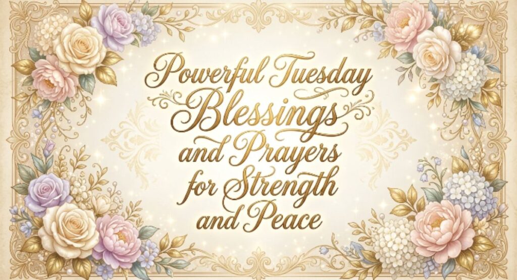 Powerful Tuesday Blessings and Prayers for Strength and Peace