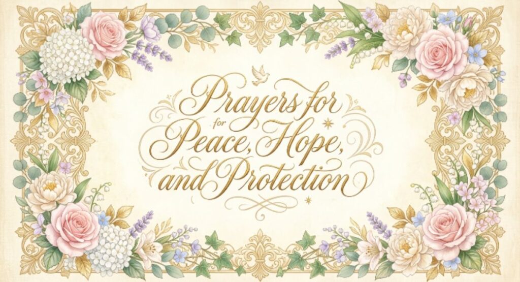 Prayers for Peace, Hope, and Protection