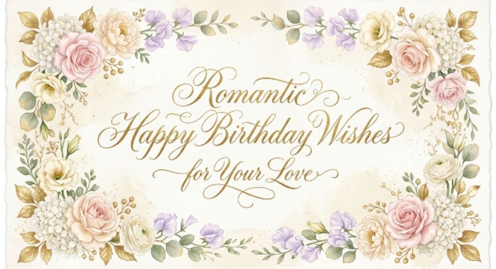 Romantic Happy Birthday Wishes for Your Love