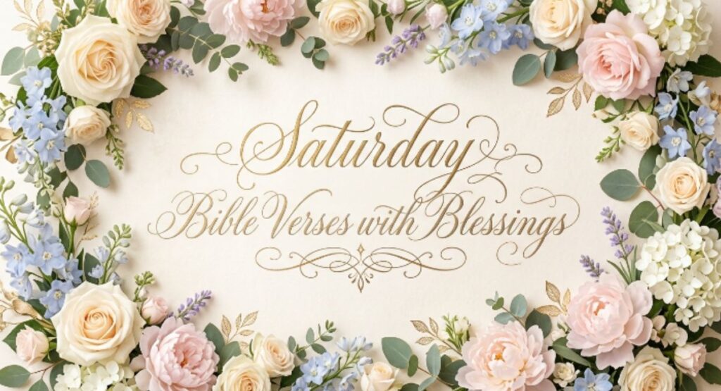 Saturday Bible Verses with Blessings