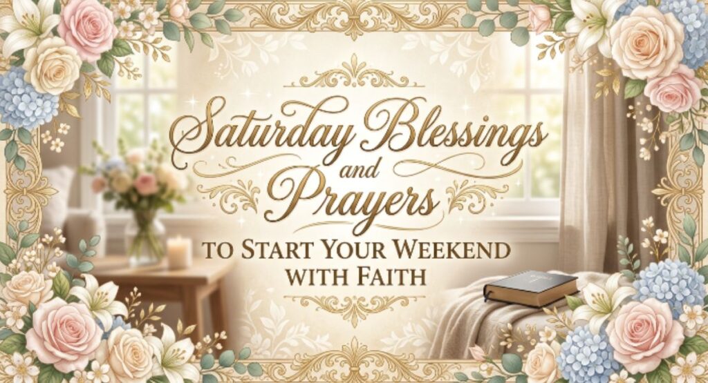 Saturday Blessings and Prayers to Start Your Weekend with Faith
