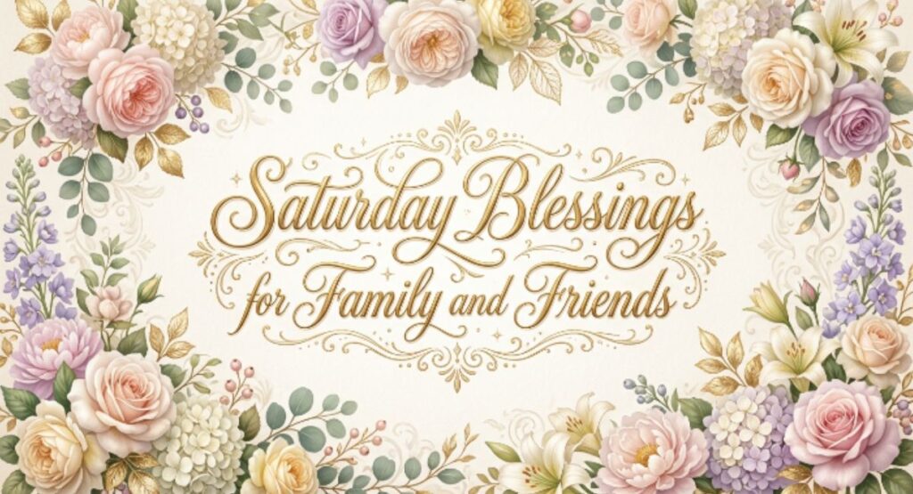 Saturday Blessings for Family and Friends