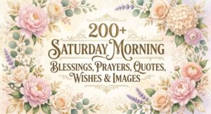 Saturday Morning Blessings