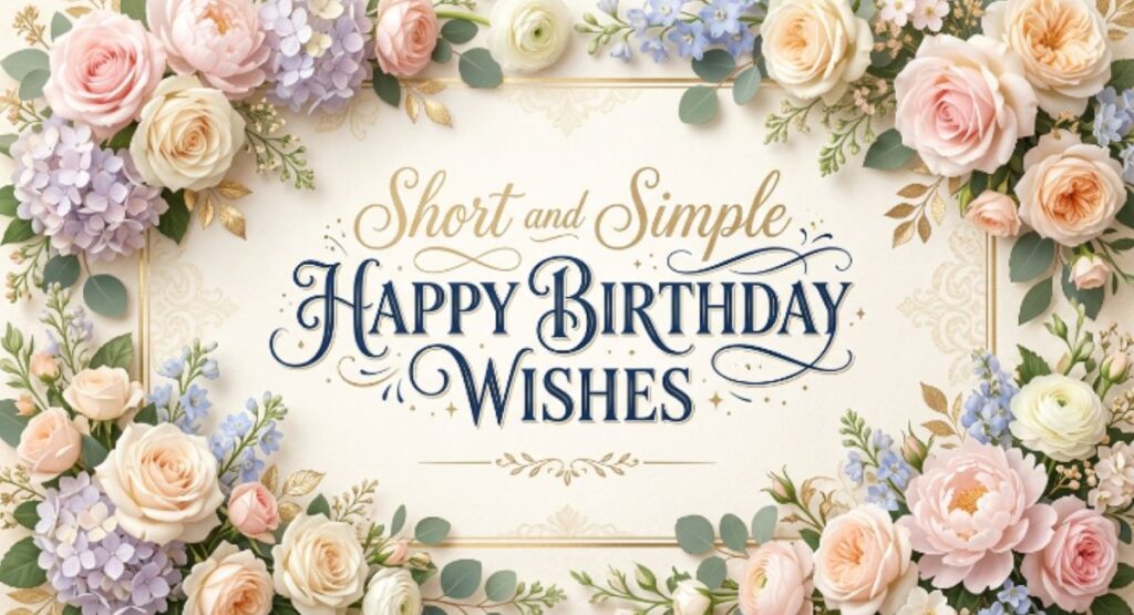 Short and Simple Happy Birthday Wishes