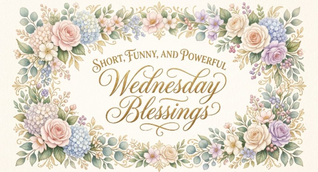 Short, Funny, and Powerful Wednesday Blessings